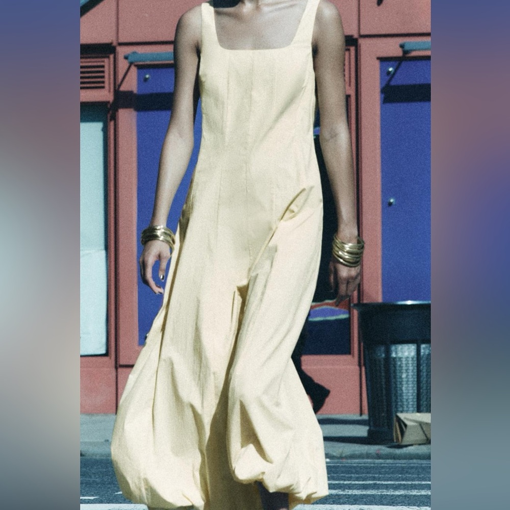 Zara Balloon Midi Dress 🎈🌝